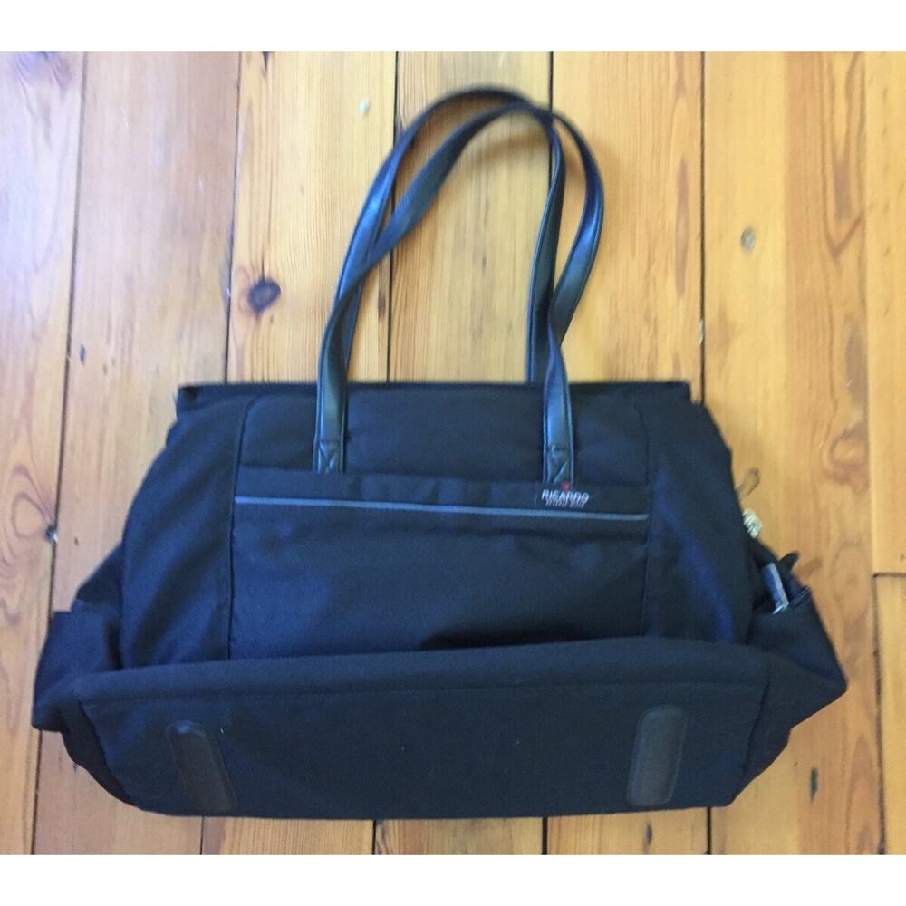 Ricardo of Beverly Hills Black Carry On Luggage 3 Pocket Shoulder Bag Purse 23"
